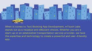 Taxi Booking App Development Company | Taxi Booking App | Mobile Application Design | mTouch Labs