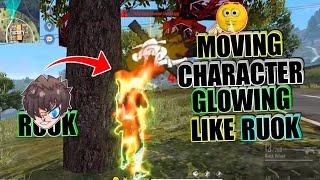 How To Make Moving Character Glow Effect Like RUOK FF / Collab Video With @thewizard99