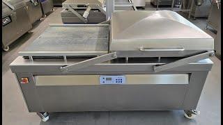 Double-chamber vacuum packing machine MULTIVAC C 550