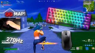 Razer Huntsman Mini ASMR OG Map Fortnite Reload 270 FPS Satisfying Keyboard Sounds