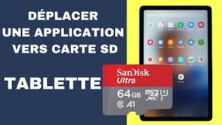 Comment déplacer les applications vers la carte Micro SD sur une tablette