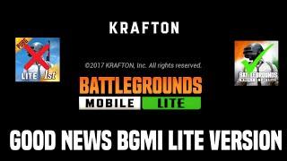 BGMI LITE VERSION IS HERE - BATTLEGROUNDS MOBILE LITE RELEASE DATE