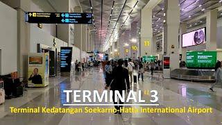 Walking Around Terminal 3 Arrival Soekarno Hatta International Airport‼️ [terminal kedatangan SHIA]