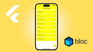  TO DO App • Flutter & BLoC Tutorial for Beginners