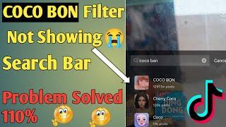 COCO BON Tiktok Filter Not Showing Problem Solved 110% | Filters Not Showing Problem Solved