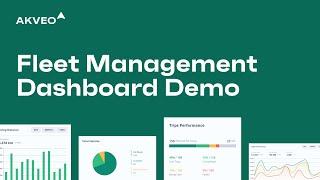 Akveo Fleet Management Dashboard Demo.