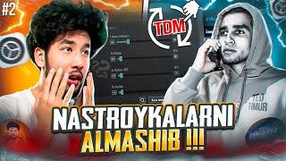 TEOTIMUR BILAN NASTROYKA ALMASHIB TDM O’YNADIK! // DUNYODAGI ENG KUCHLI IGROK // PUBG MOBILE