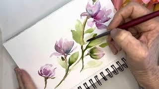 Watercolor flower painting tips to take your paintings a level up!