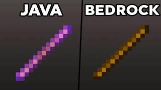 117 Minecraft Java VS Bedrock Things!