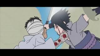 sasuke vs danzo//тик-так