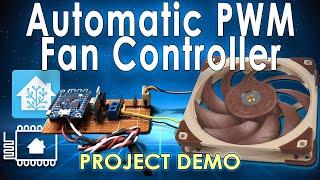 Home Assistant and ESPHome Automatic 4-Wire PWM PC Fan Controller