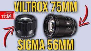 WHICH LENS IS THE BEST ? VILTROX 75mm F1.2 Vs SIGMA 56mm F1.4 |