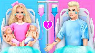 Барби и Кен в больнице! 30 идей для кукол