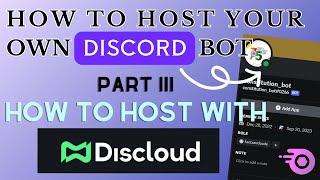 How to host Discord Bot for free | @DisCloud tutorial | How to use discloudbot to host discord bot