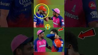 Sanju Samson Heart winning gesture for Crying Virat Kohli after RCB loss against RR #shorts #viral