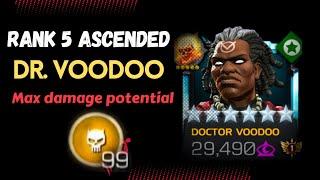 6 star Rank 5 Ascended Doctor Voodoo |Max damage| - Marvel Contest of Champions