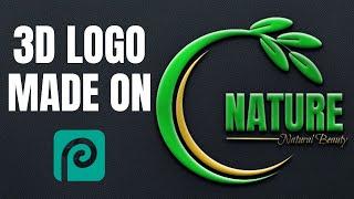 How to create a Nature 3D Logo on Photopea