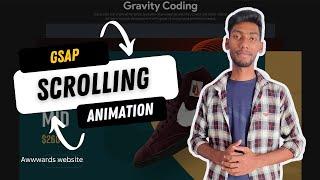 Coding Scrolling Effect | HTML, CSS and JS | GSAP | Awwwards | Gravity Coding