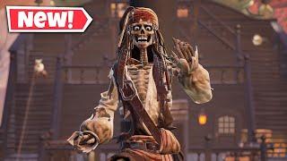 NEW CURSED JACK SPARROW Skin In Fortnite | Cursed Sails Pass