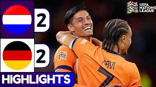 Netherlands vs Germany (2-2)| Highlights & Goals | UEFA Nations League 2024