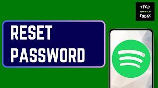 How to Reset Spotify Password