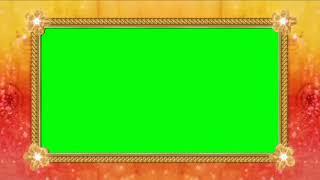 New Wedding Frame Green Screen With Best Effect