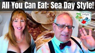 Epic Sea Day with Endless Food and a Glamorous Formal Night - Day 8 Emerald Princess Vlog