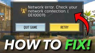 How To Fix "NETWORK CONNECTION ERROR" In COD Mobile