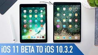 Downgrade iOS 11 to iOS 10.3.2 (Without Losing Data)