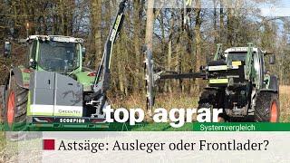 top agrar-Systemvergleich | Greentech Astsägen | Astsägen: Am Lader oder im Heck?