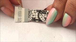 Thumbs UP Designer Nail Wraps "Overlay Effect" Review and How-To