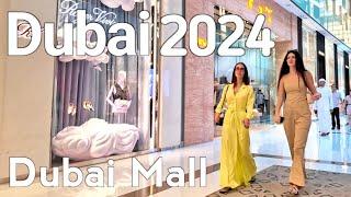 Dubai [4K] Amazing Dubai Mall, Burj Khalifa, City Center Walking Tour 2024 