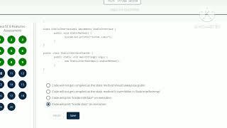 Java_SE_8_Features_Assessment_Solution of "Infosys Springboard"(With % accuracy)..