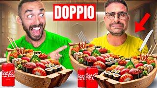 GiampyTek Mangia  IL DOPPIO del CIBO di Murry per 24H !! *SFIDA IMPOSSIBILE*