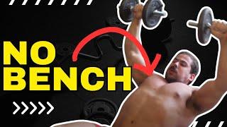 How To Incline Chest Press (WITHOUT A BENCH!) Home Chest Workout Ideas