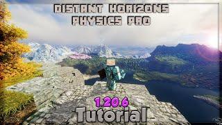 This is the BEST looking Minecraft in 1.20.6 | DISTANT HORIZONS + PHYSICS PRO + PATRIX | TUTORIAL!!