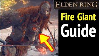 Elden Ring: How to Beat Fire Giant (Guide and Complete Walkthrough) Burn, O Flame! Incantation