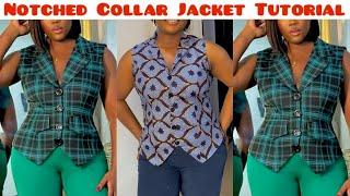 How to sew a Notched Collar Jacket