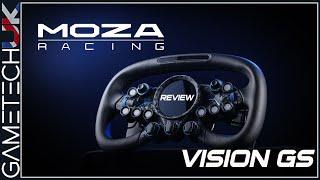 Experience Cutting-edge Control And Futuristic Design With The Moza Vision GS Wheel.