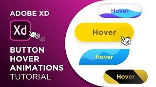 Hover Button Animations in Adobe Xd | Adobe Xd November Update | Design Weekly