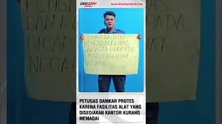 PETUGAS DAMKAR PROTES KARENA FASILITAS ALAT YANG #PETUGASDAMKAR