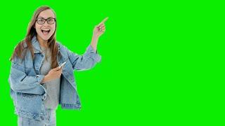 GREEN SCREEN advertising girls effects animations | Chroma key advertising girl