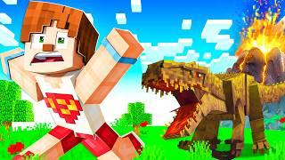 Minecraft'ta EN VAHŞİ Dinozor: T-Rex'i Uyandırdık! (galiba)