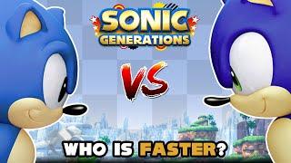 Classic vs. Modern Sonic: The Race Competition!