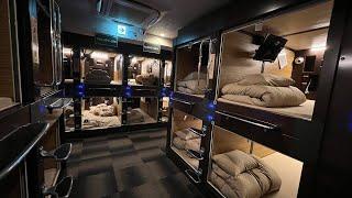 Capsule hotel with too many offerings   | ANSHIN OYADO