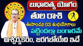 బుధాదిత్య యోగం | Tula Rasi Phalalu 2024 Telugu | Tula Rasi Phalalu September 2024 | Libra Horoscope