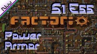 Factorio Tutorial / Lets Play - S1 E55 - How to POWER ARMOR MK 2!