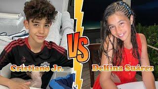 Cristiano Ronaldo Jr. (CR7's Son) VS Delfina Suárez (Luis Suárez's Daughter) Transformation  2023