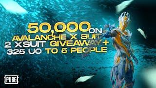 Avalanche X-SUIT Opening ️ 2 X-SUIT giveaway +UC 325 ￼Mr balochyt PUBG MOBILE LIVE…..￼