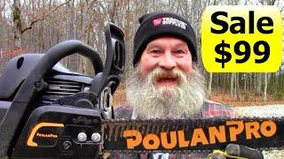 On SALE Poulan Pro Chainsaw 18 Inch 42cc Unboxing Start Up and Operation